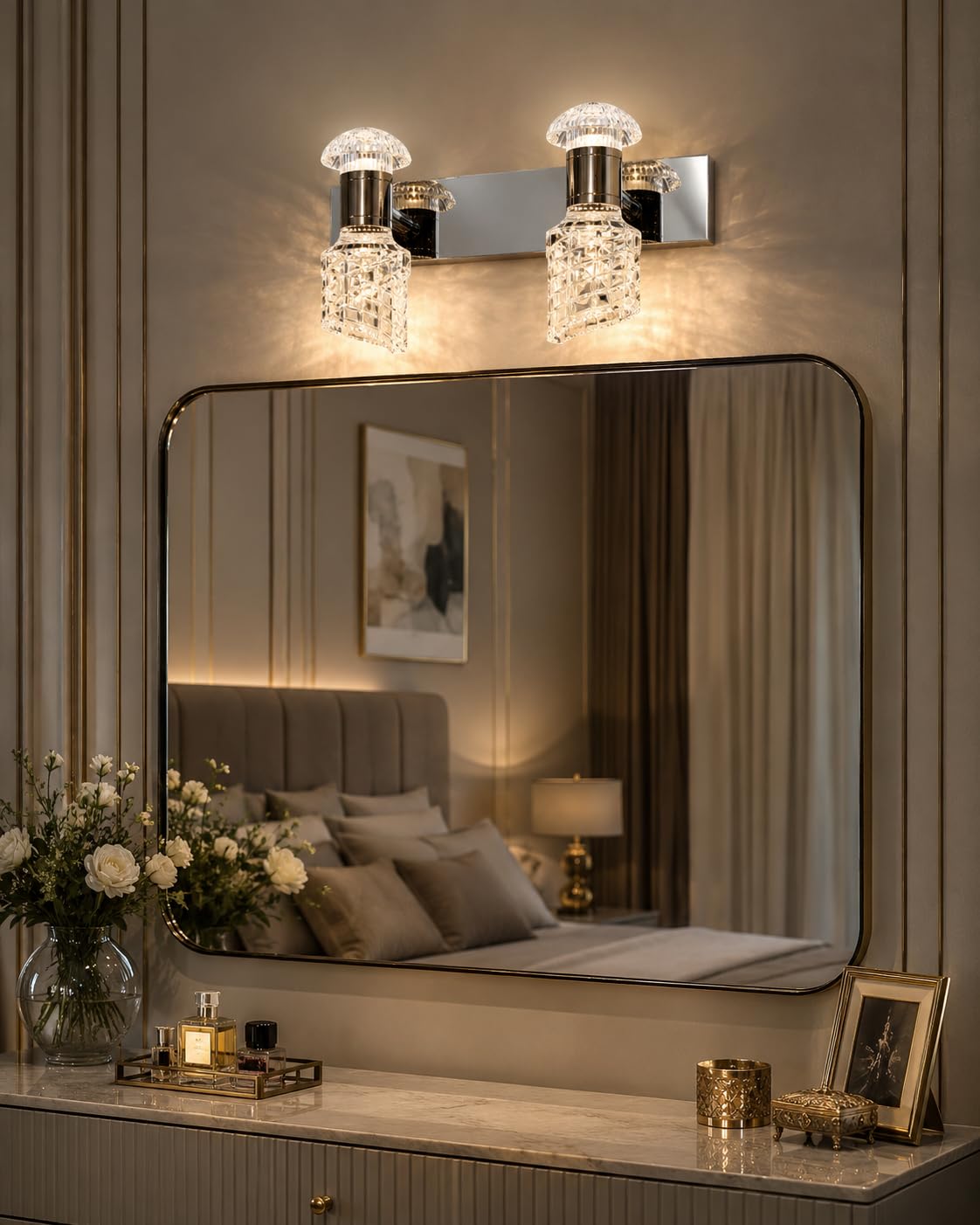 FILLISKA 3-in-1 Gold Wall Spotlight - Color Changing -6