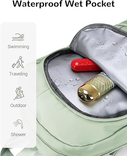 Miniatura 3 de Mochila de gimnasio de 28L, bolsa de gimnasio grande, mochila de entrenamiento, mochilas deportivas compactas para bailar y nadar