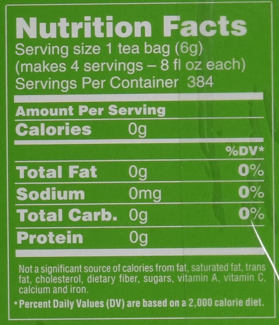 Luzianne Decaffeinated Iced Tea 96 Family Size Bags