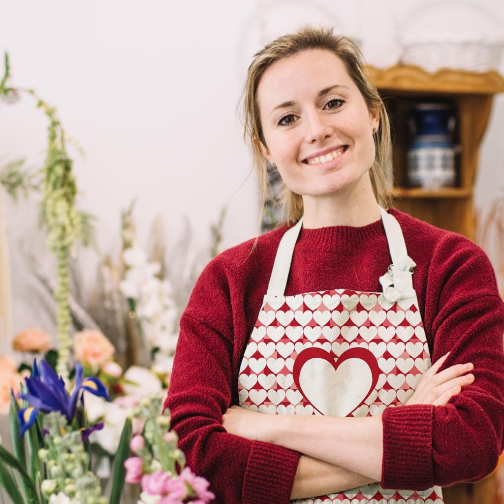 VictoryStore Heart Apron - Mother's Day Apron