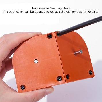 Multipurpose Drill Bit Grinding Sharpener, Drill Bit Sharpener for All Bits, ABS Professional Electric Drill Bit Sharpener Portable Drill Bit Sharpener, Drill Grinder Grinding