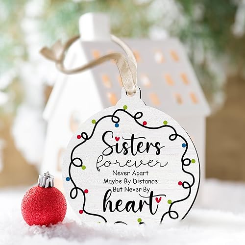 Miniatura 6 de Adorno para hermana  Adorno de Navidad para hermana 2023  Regalos para hermanas para Navidad 2023  Regalos de hermana  Regalos de hermana  Adornos