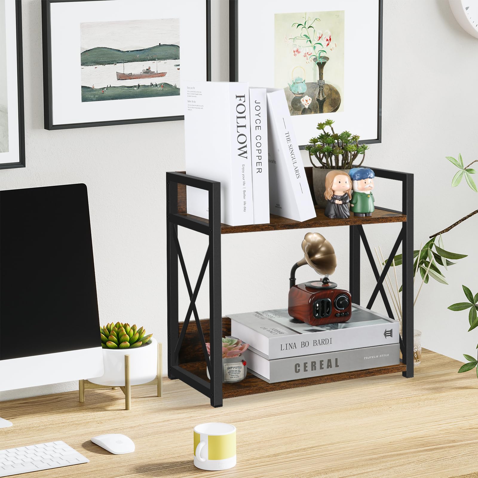 Amazon｜YINMIT(インミット) カウンタートップシェルフオーガナイザー