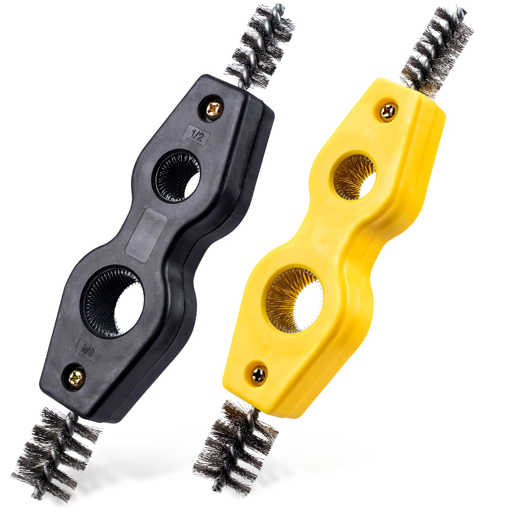 Buy PAGOW 2Pcs Copper Pipe Cleaner Tool, 4 in 1 Copper Pipe Wire Brush