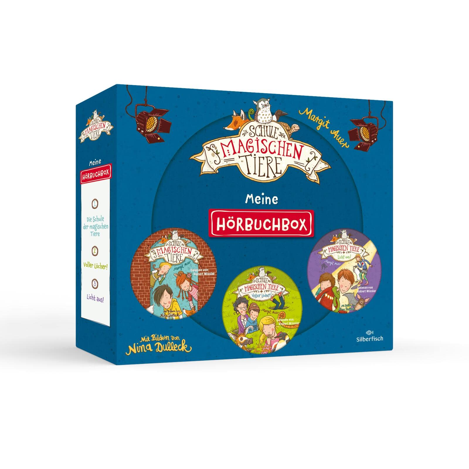 Die Schule der magischen Tiere + Meine Hörbuchbox + 6 CDs