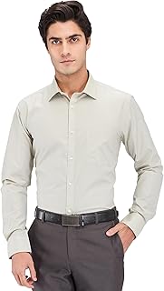 Park Avenue Men Cotton blend Slim Fit Stripe Pattern Semi Cutaway Collar Formal Shirt Price In India