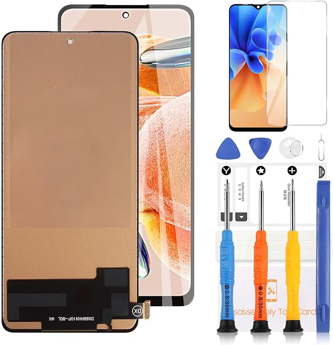 Pantalla LCD de Repuesto para Xiaomi Redmi Note 12 Pro 4G con Kit de Herramientas