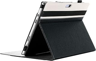 Surface Pro 7 / Pro 6 / Pro 2017 / Pro 4 / Pro LTE/Pro 3 Case - Folio Cover Case for Microsoft Surface Pro 6 / Pro 2017 / Pro 4 / Pro LTE/Pro 3, Compatible with Type Cover Keyboard –Black