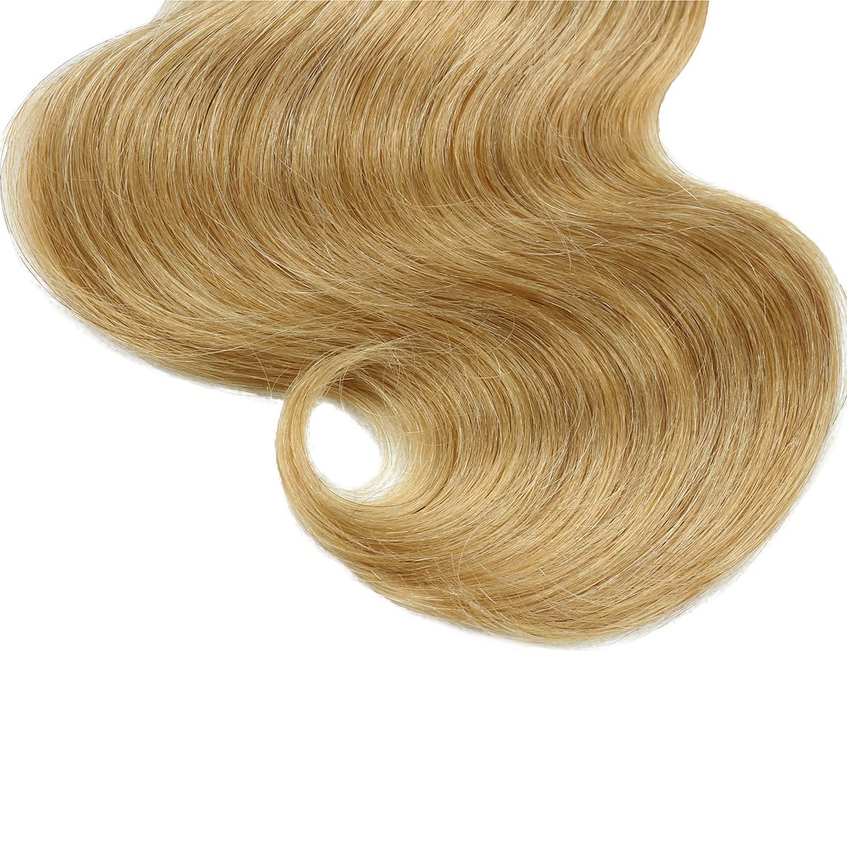 8" Human Hair Bundles Ombre Two Tone Brazilian Virgin Hair Extensions Body Wave 50g Bundles (8/8/8/8 Inch, 1b/27#)