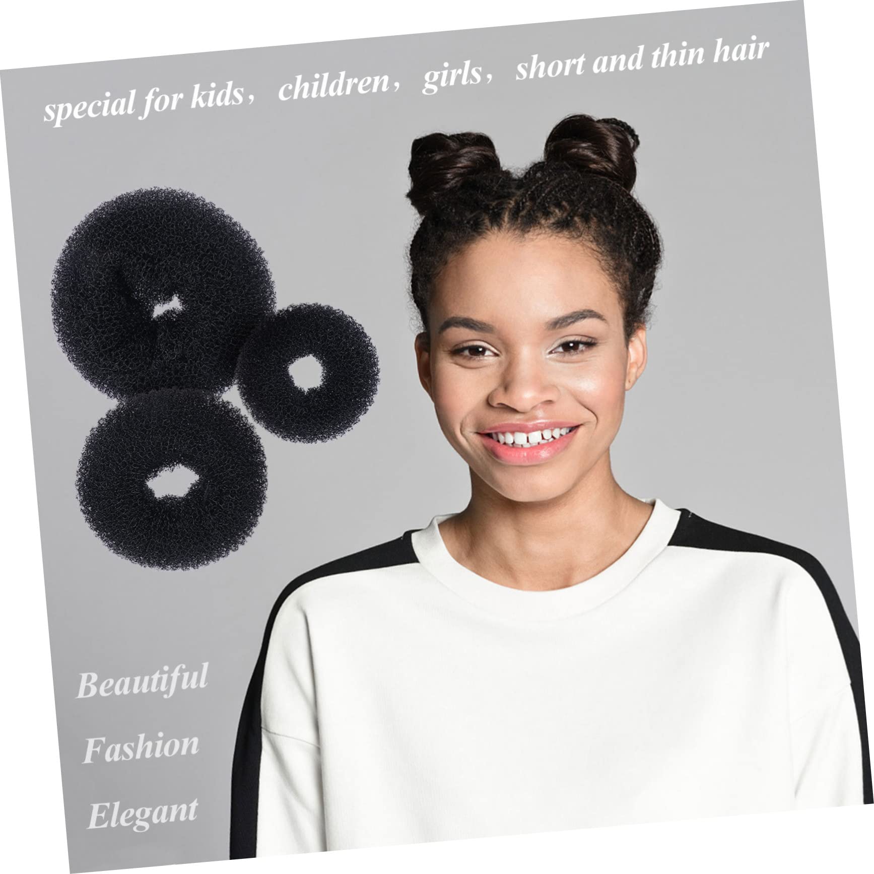 FOMIYES 9sätze Teiliges Haardonut Hochsteckfrisuren U-förmige Haarnadeln Und Elastische Haargummis Für Vielseitige Haarstylings Für Partys Hochzeiten Und Freizeitaktivitäten