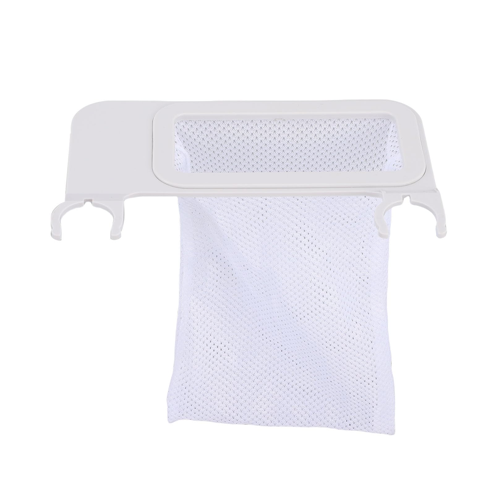 Récupérateur de chutes pour surjeteuse en ABS et tissu non tissé blanc