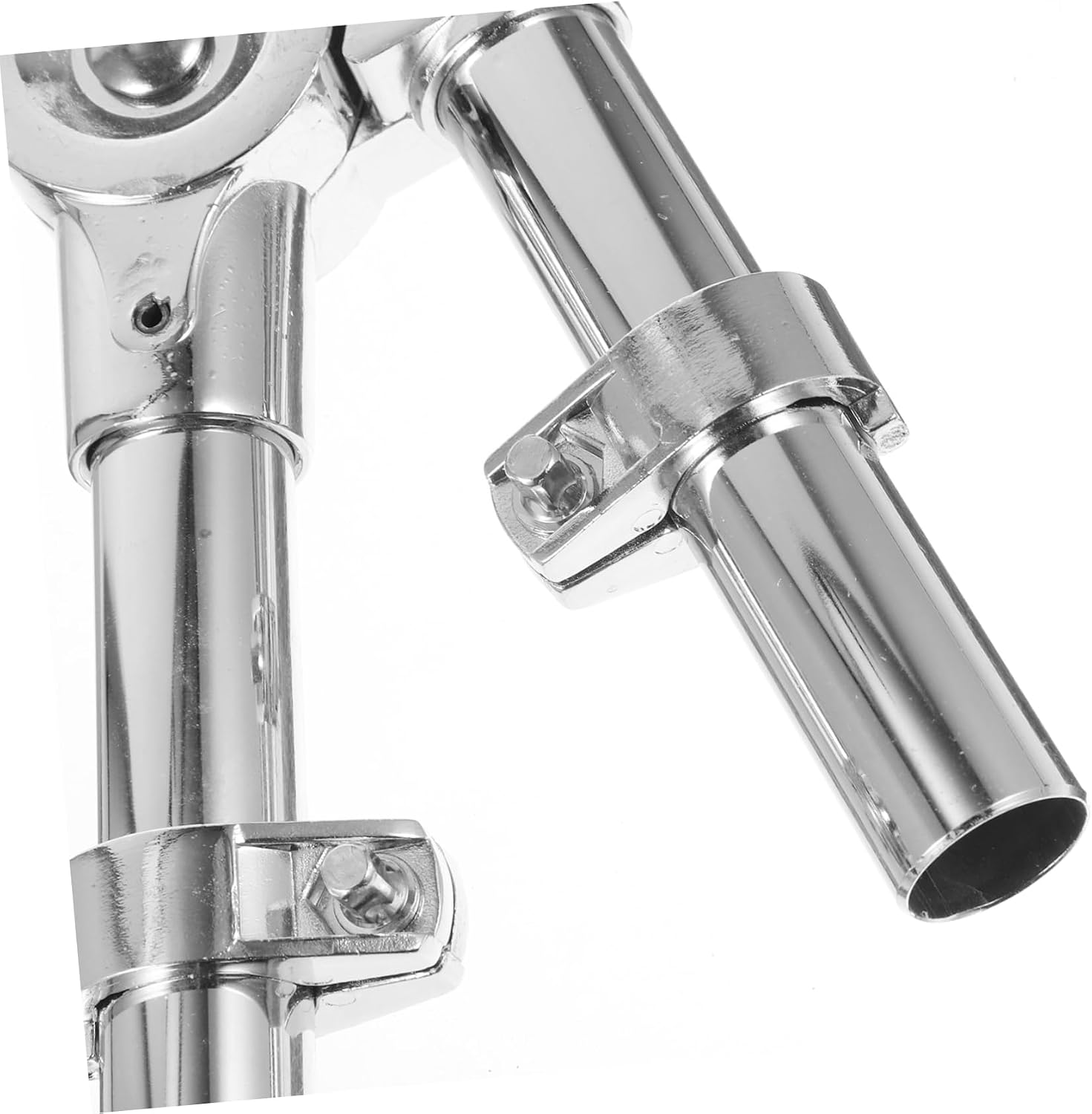 Tom Drum Holder Bracket Stable Lightweight Suspension Stand for Percussion Instrument Compact Metal Mount Reliable Performance Hardware Silver