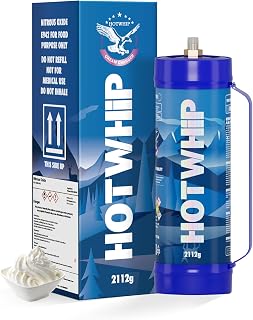 Cream Charger 2112g,Whipped Cream charger 3.3L Tanks Original Flavor Whip Cream Charger Cylinder Food Grade 99.99% Pure for Whipped Cream Dispenser (1 Cylinder)