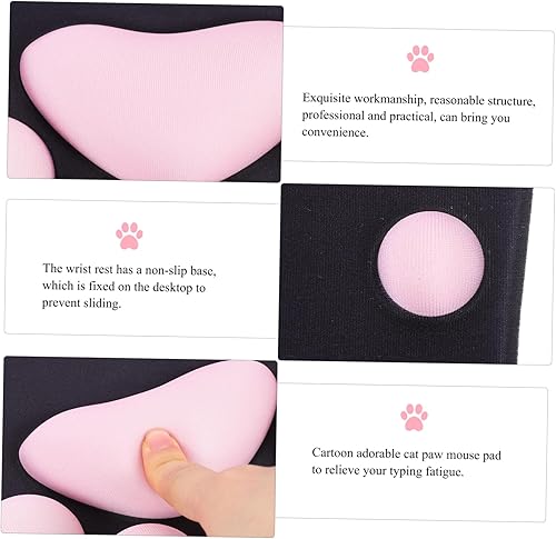 Miniatura 6 de Alfombrilla de mouse para laptop, reposamuñecas, accesorios de escritorio para niños, soporte de muñeca para niños, soporte de reposo de manos,