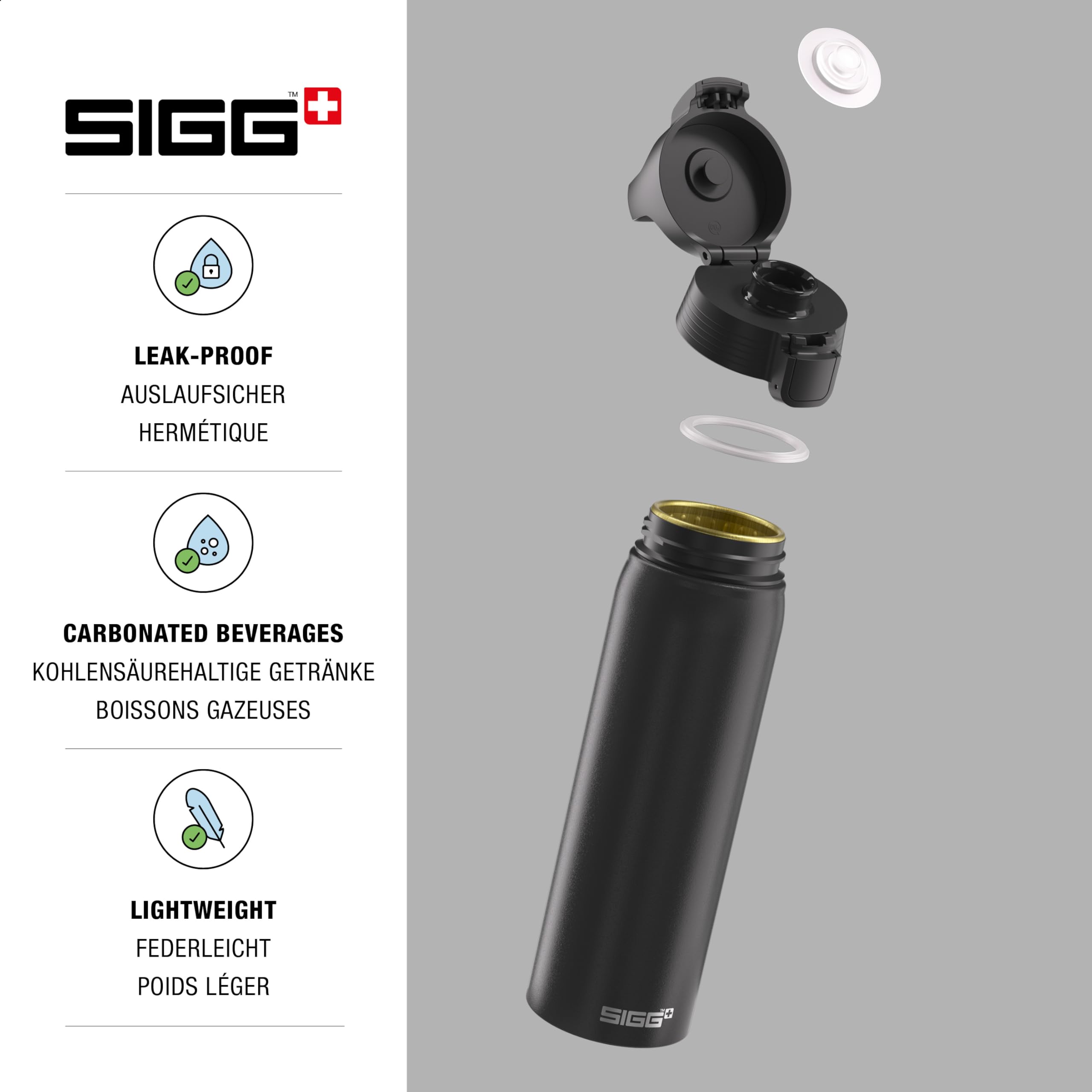 Aazon.co: Sigg - Aluinu Water Bottle - WB Pathfinder Alu