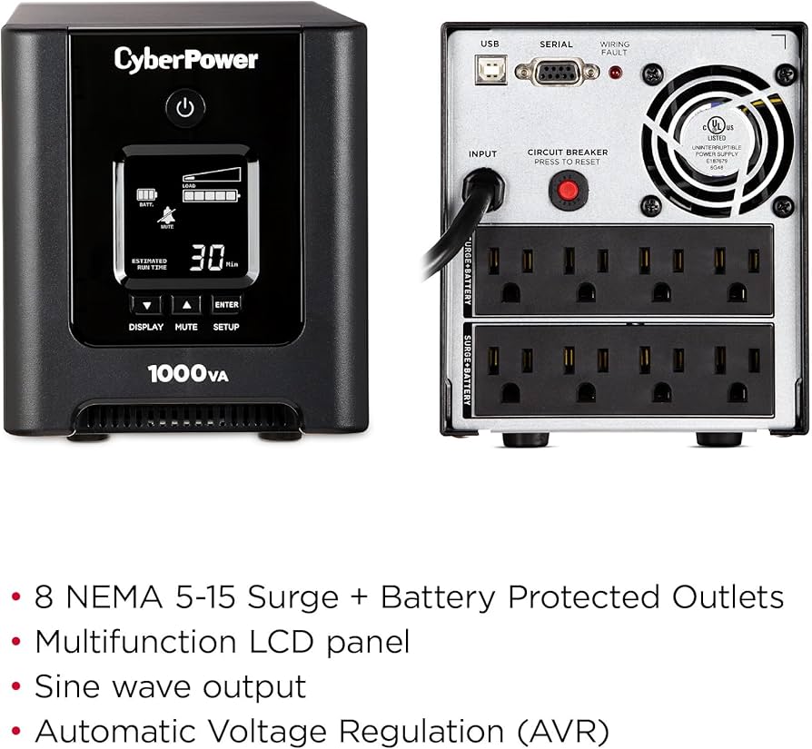 Amazon.com: CyberPower OR1000PFCLCD PFC Sinewave UPS System