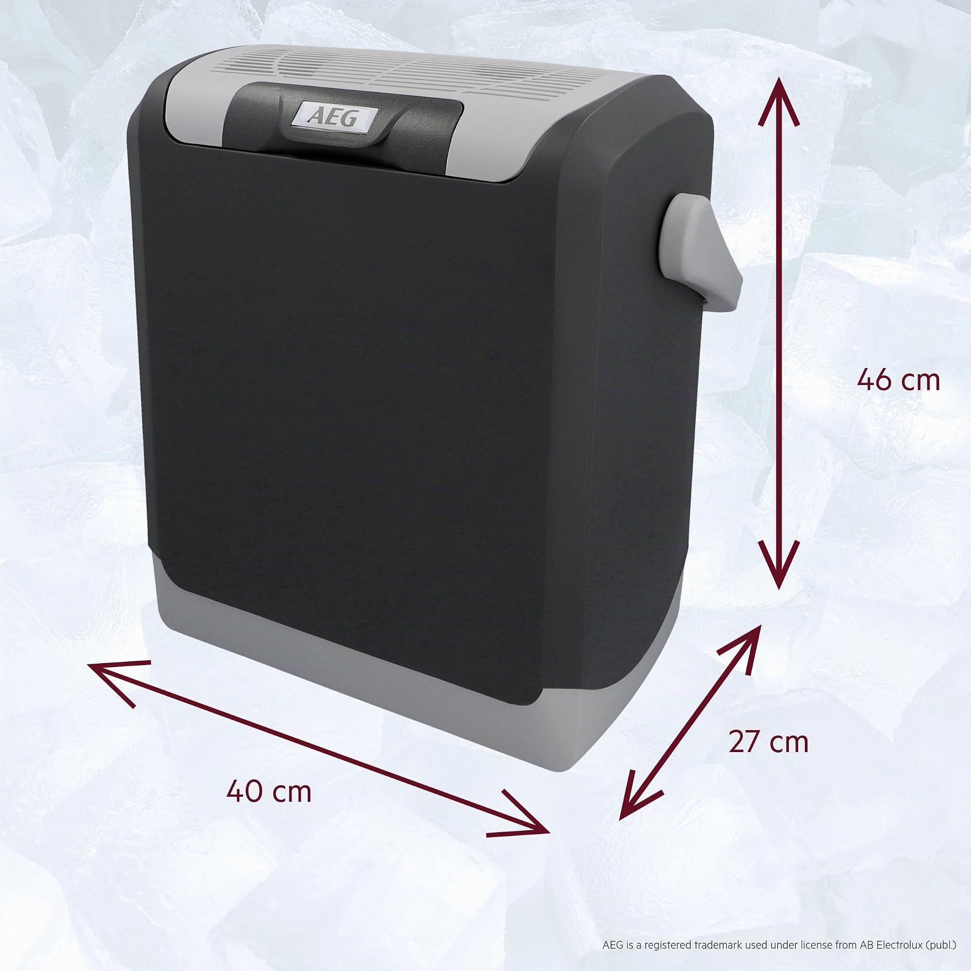 AEG Automotive 10695 Contenitore termoelettrico per Frigorifero e Riscaldamento KK 14 Litri, 12/230 Volt per Auto e Presa, 14 Liter