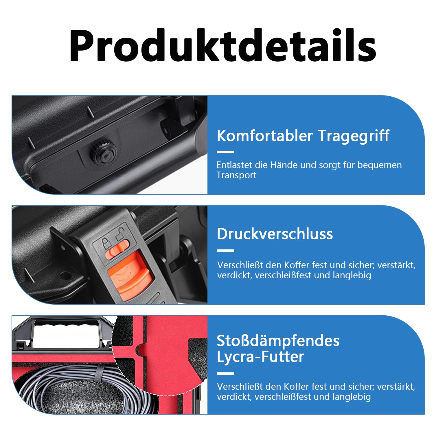 Custodia rigida per Starlink Mini, impermeabile e resistente allo sporco, custodia rigida in polipropilene con maniglia, compatibile con accessori Starlink Mini, alimentatore, cavo e supporto
