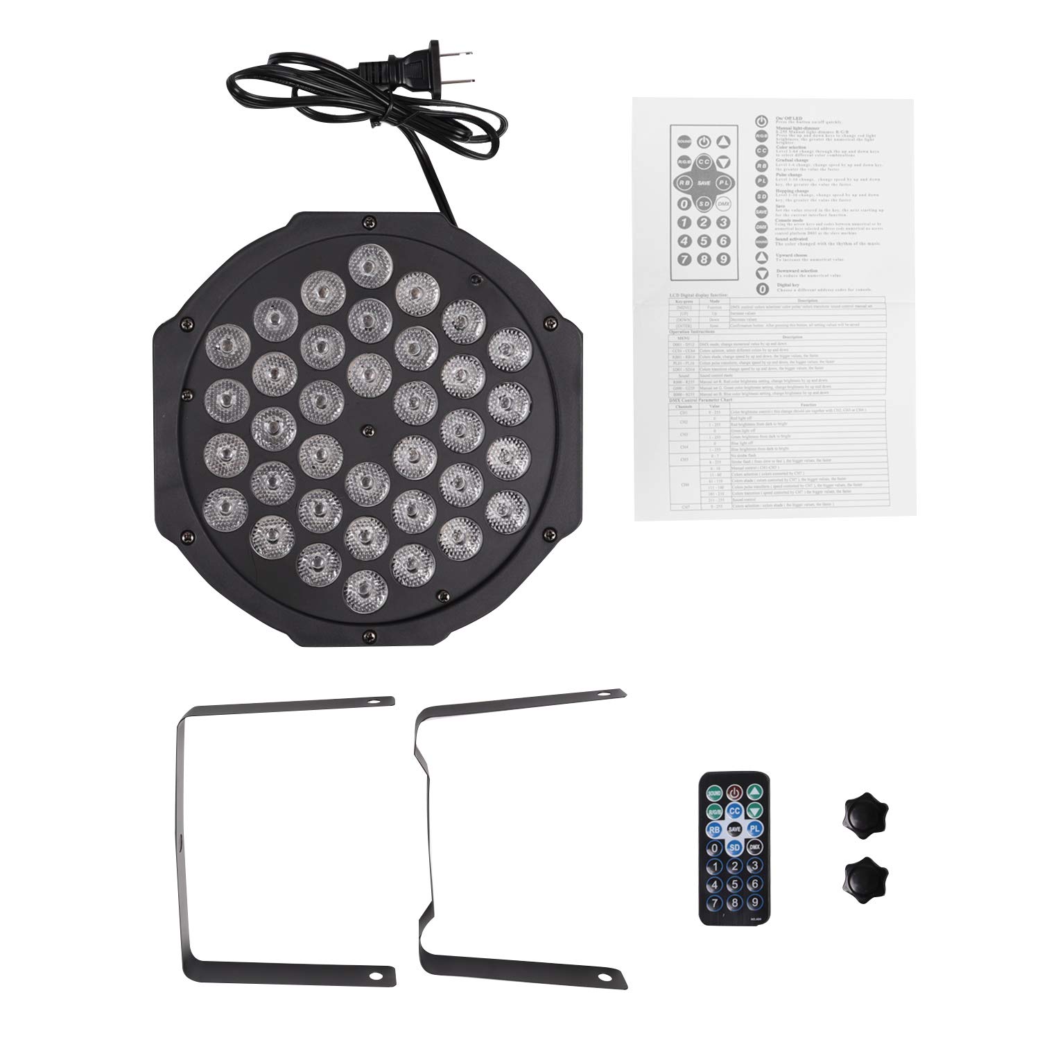 Buy DJ Lights,36LED RGB Sound Activated Disco Lights 7 Modes Party