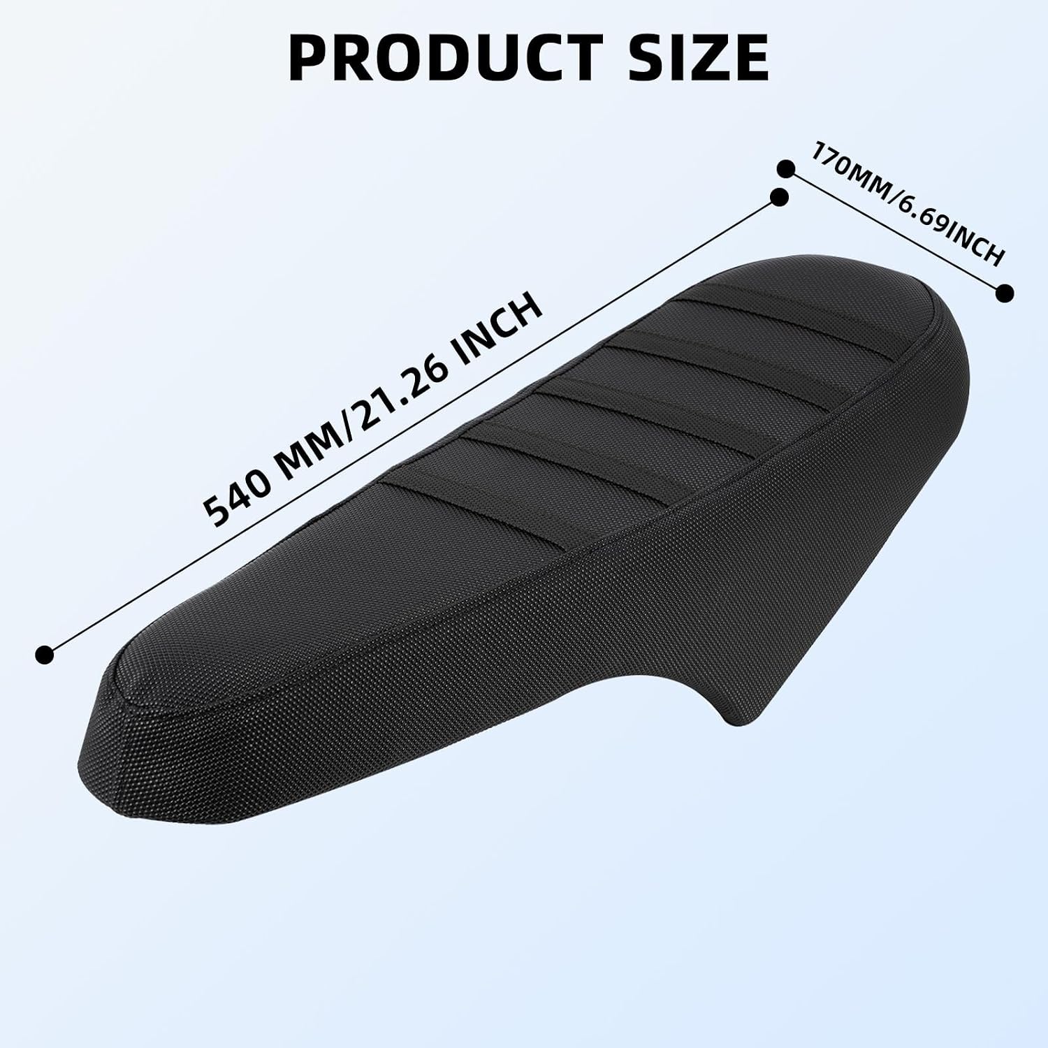 Non-Slip Seat Cover for Ridstar Q20/Q20 Pro Lite EBike E-Bike, Waterproof PVC Leather, Stretchy Fit, Easy Install, Electric Bike Soft Seat Cover Black
