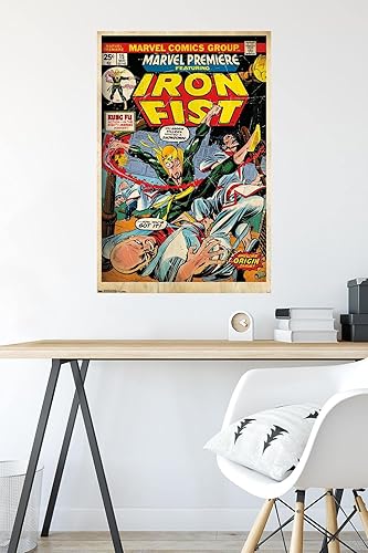 Miniatura 5 de Trends International Marvel Comics-Iron Fist-Premiere Cover #15 - Póster de pared, 22.375 x 34 pulgadas, paquete de póster y montaje prémium