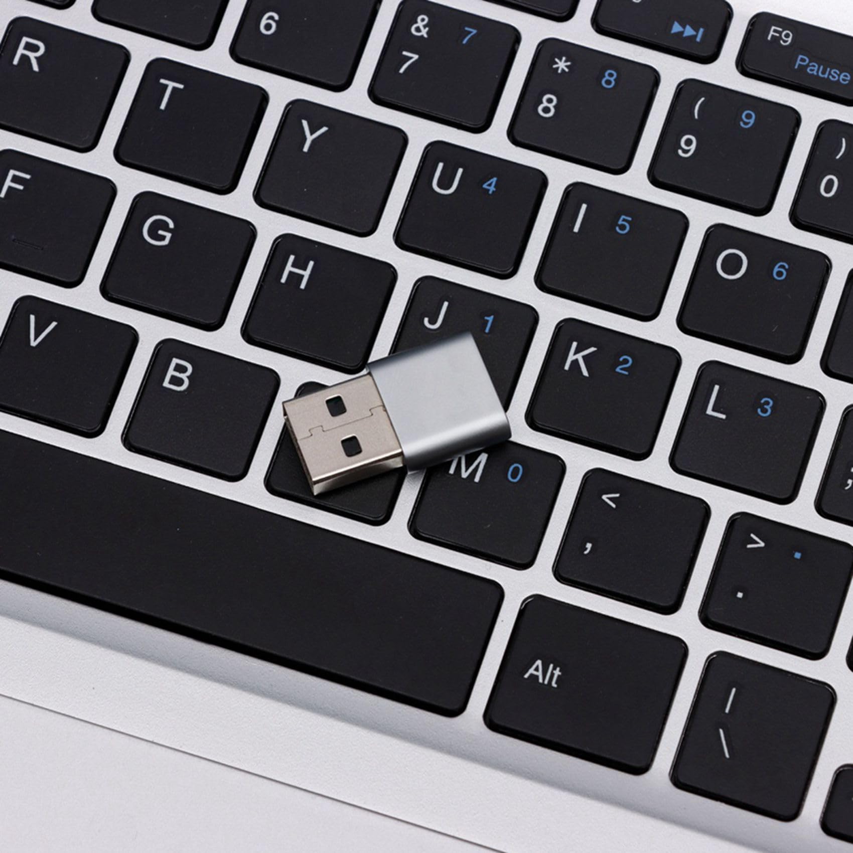 2X Mini USB Módulo Lector de Dactilares Dispositivo Escáner Biométrico para Windows 10/11/Hello Dongle Portátiles PC Llave de Seguridad USB