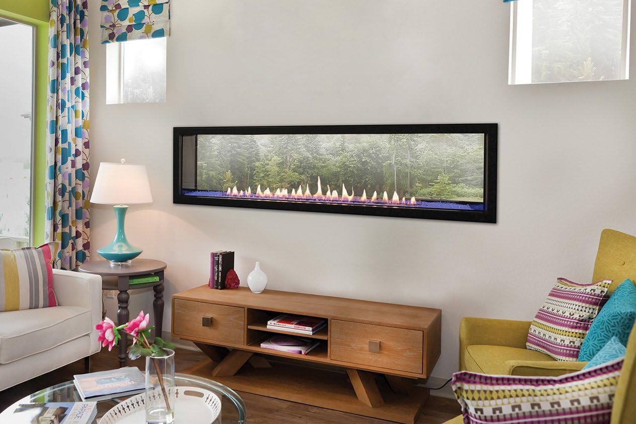 Boulevard 60" Linear See-Through Vent Free Fireplace, Intermittent Pilot, 40,000 BTU, Natural Gas