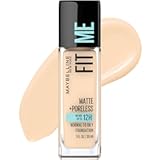 Fit Me Matte &plus; Poreless Liquid Oil-Free Foundation Makeup&comma; Light Beige&comma; 1 Count &lpar;Packaging May Vary&rpar;
