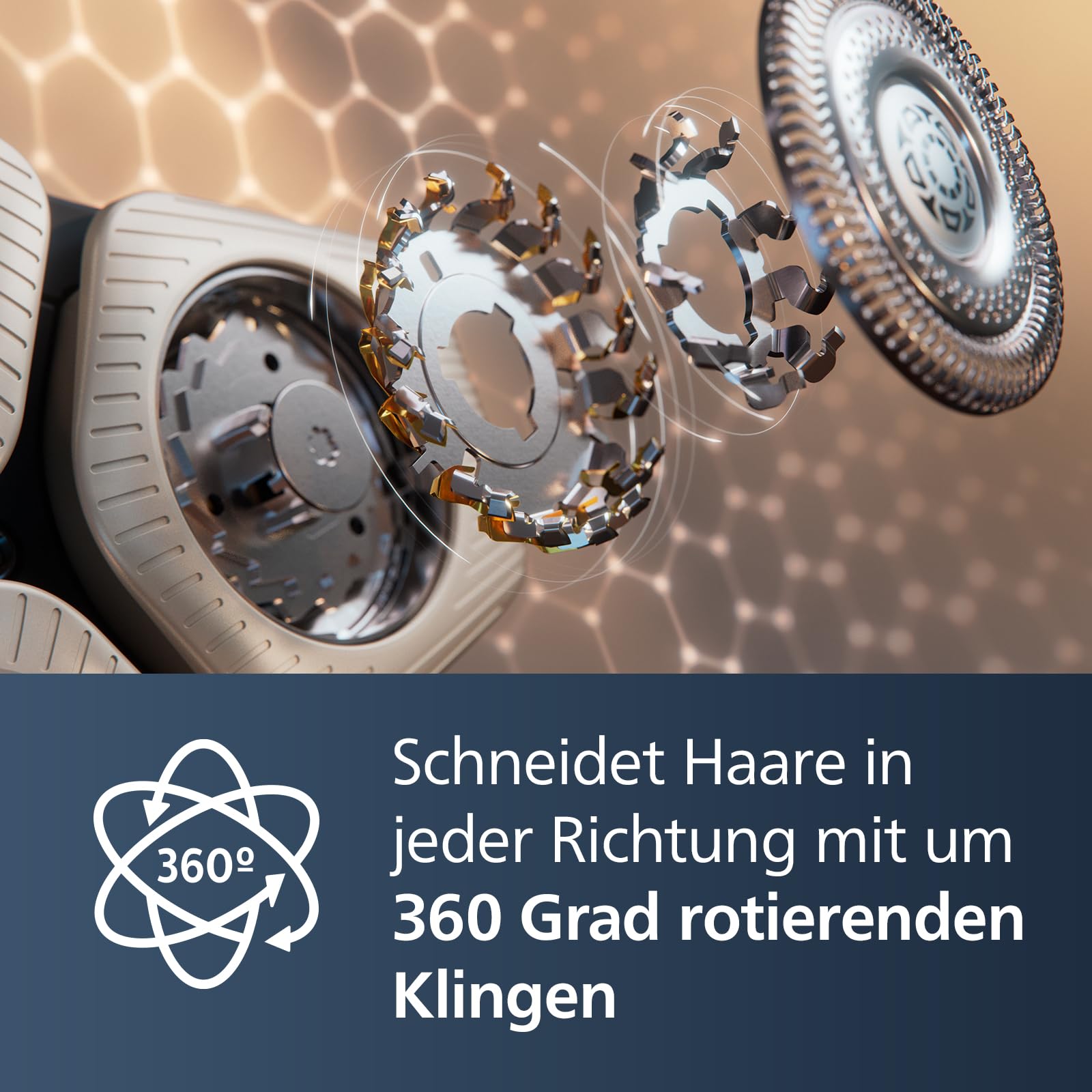 Philips Shaver S9000 Prestige, elektrischer Nass- & Trockenrasierer für Herren, helles Chrom, Lift & Cut-Rasiersystem, SkinIQ Technologie, Präzisionstrimmer, Reinigungsstation und Reiseetui, SP9841/32