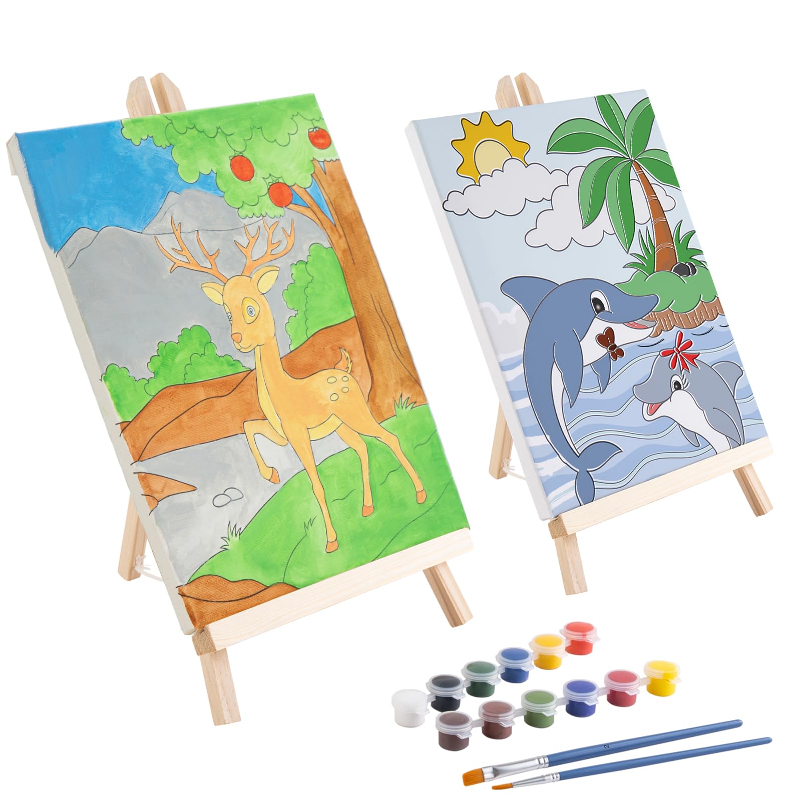 アクリル 肉筆木製イーゼル付き