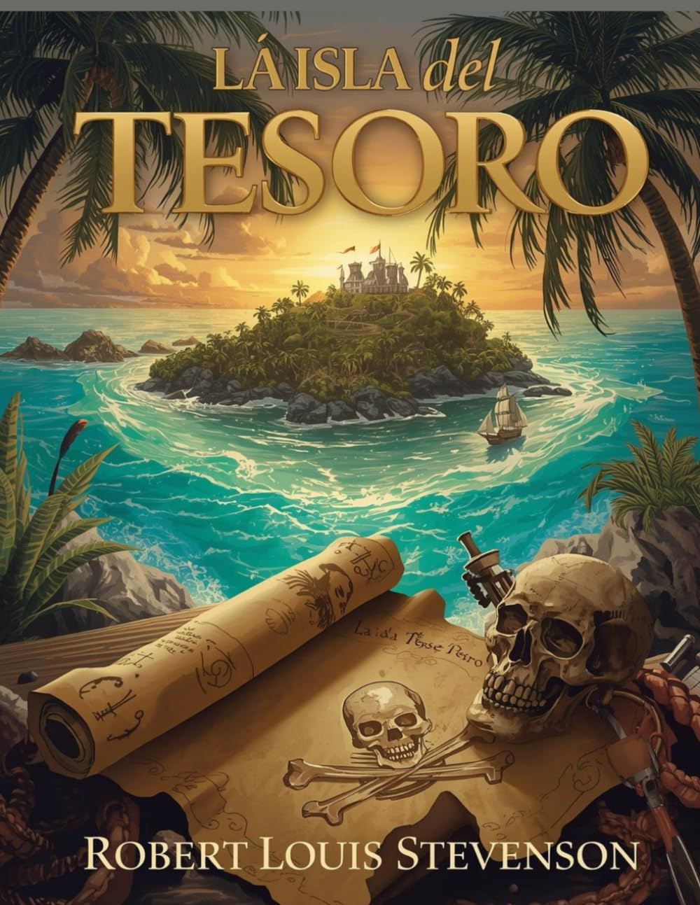 La Isla del Tesoro (Edición española): Una aventura clásica de piratas, misterio y búsqueda del tesoro