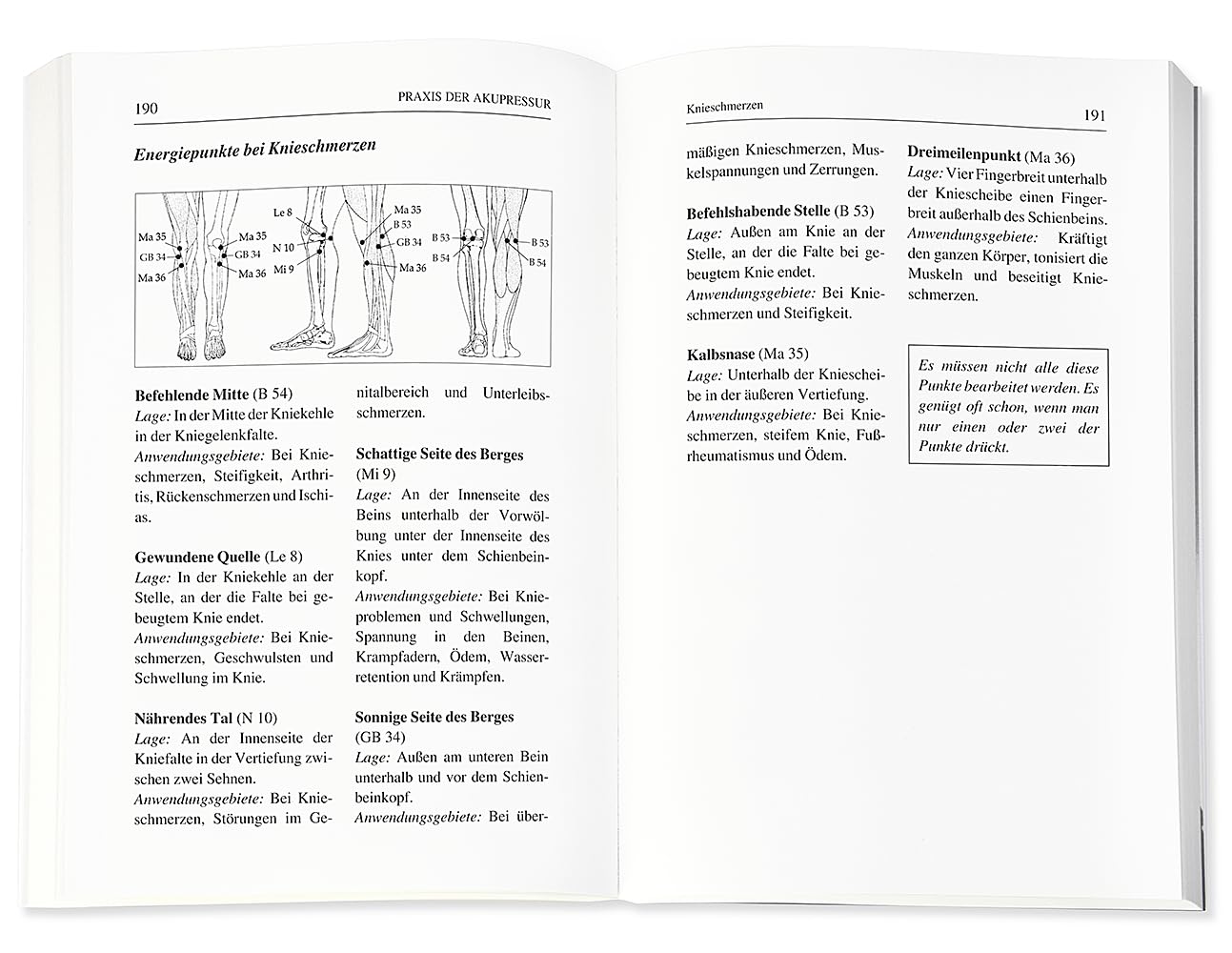 Heilende Punkte: Akupressur zur Selbstbehandlung von Krankheiten
