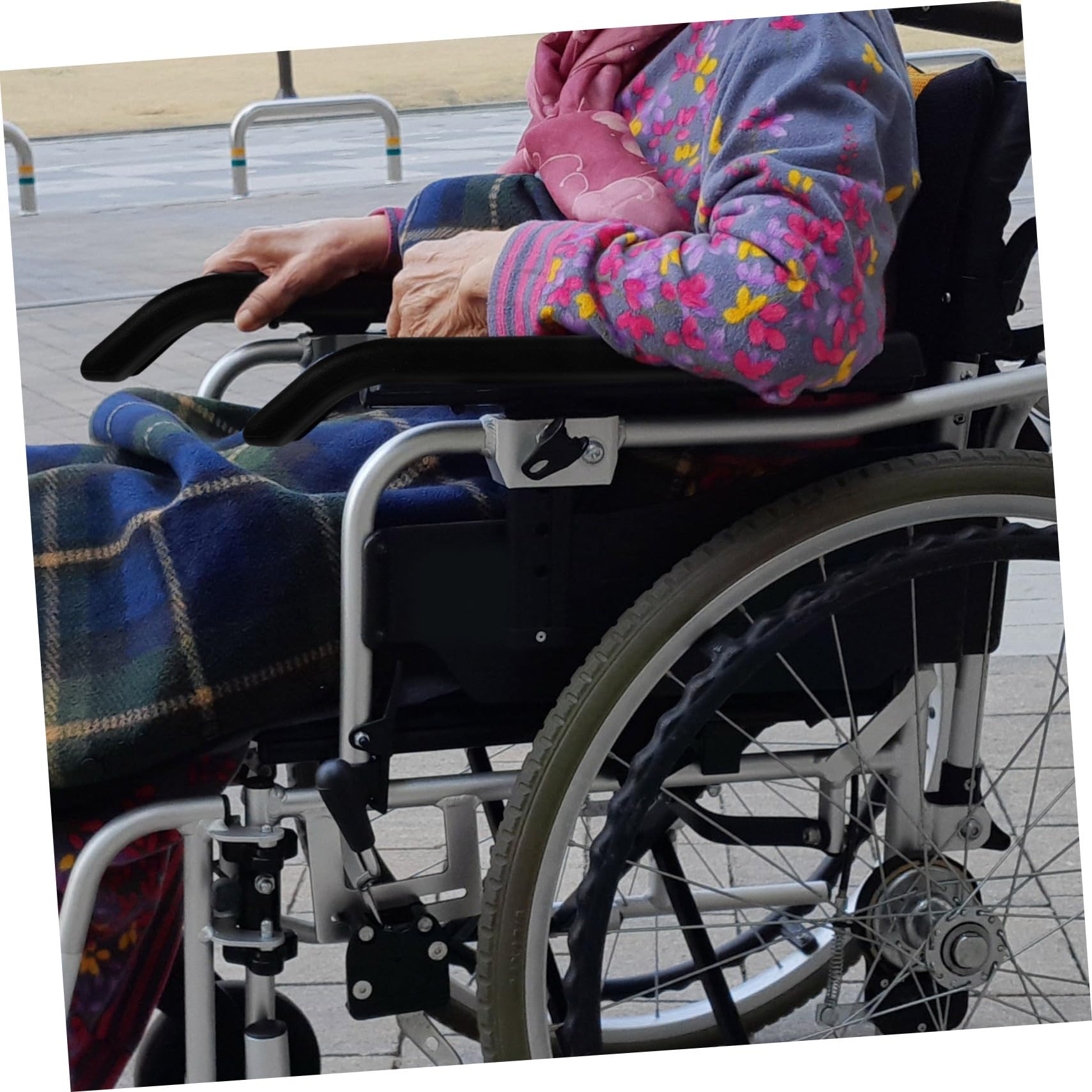 4 Paia Bracciolo della Sedia Indietro Tampone Braccioli Sostituzioni Supporto Adulti Cuscino in Gel Sostituzione Parti della Riposo Leggero III Nero Plastica