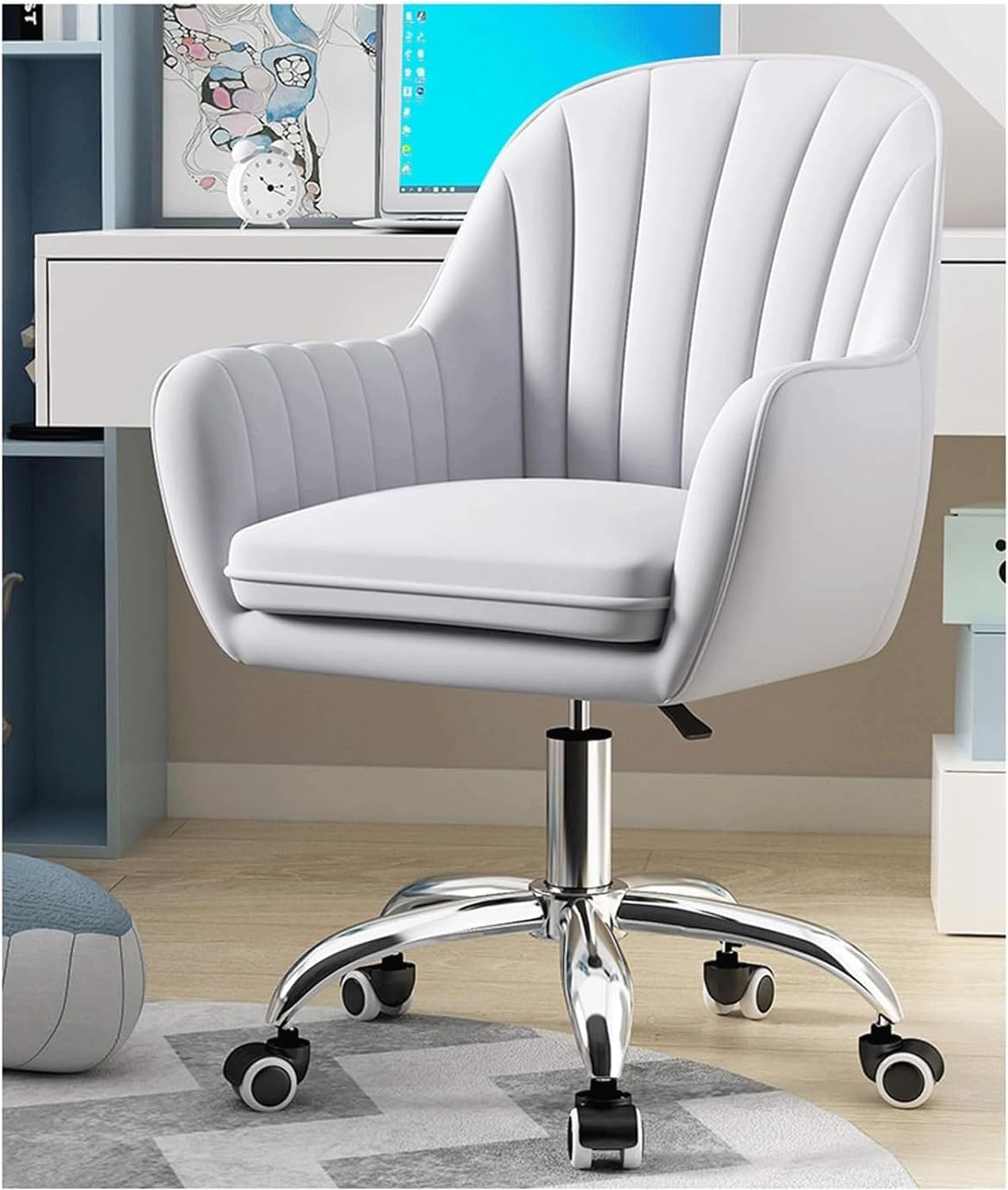 Chaise de bureau LWX réglable, le siège idéal pour le télétravail et les petits espaces
