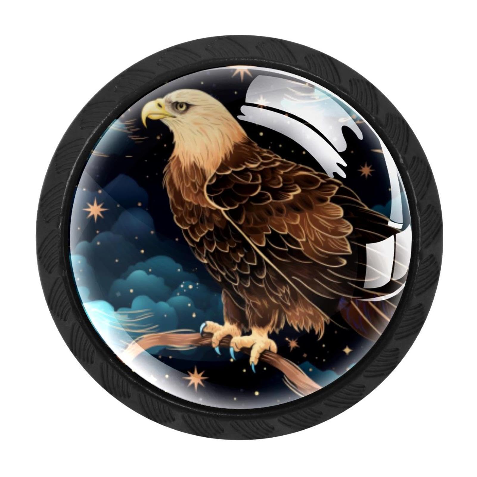 Chenzzzz Multicolored 18 4 Pack Starry Eagle Kitchen Cabinet Knobs Drawer Knobs Door Dresser Handles For Personalized Gifts Great For Any Occasion