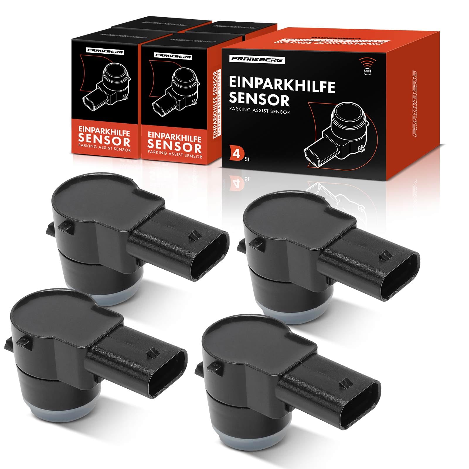 Frankberg 4x Parksensor Vorne Hinten Kompatibel mit A-Klasse W169 1.5L-2.0LElectric 2004-2012 B-Klasse W245 1.5L-2.0LElectric 2005-2011 Replace# V30720022
