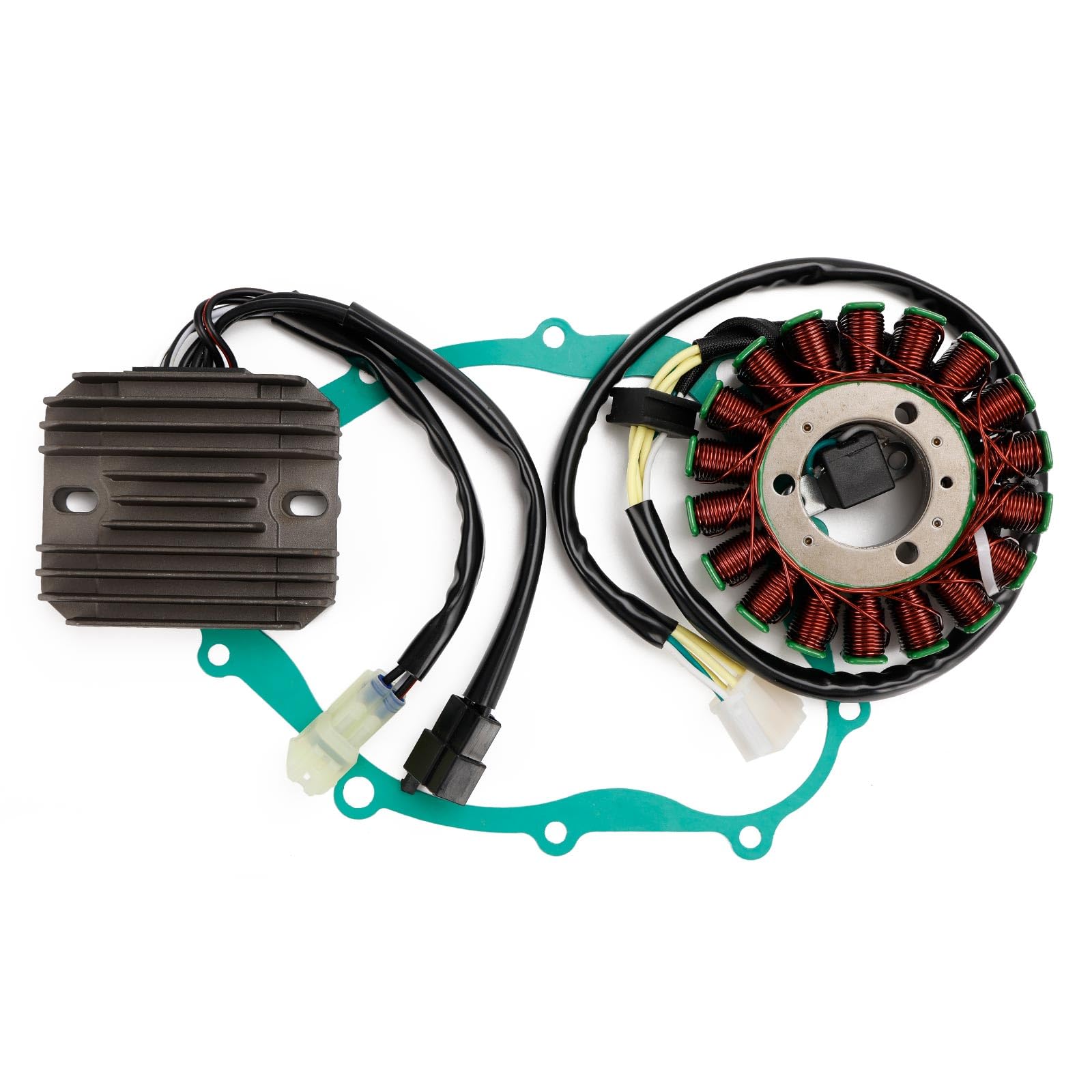Magneto Stator+Voltage Rectifier+Gasket Fit for Suzuki SV 650 SV650 S 2003-2012 Vstrom 650 (Model K7) 2007-2010