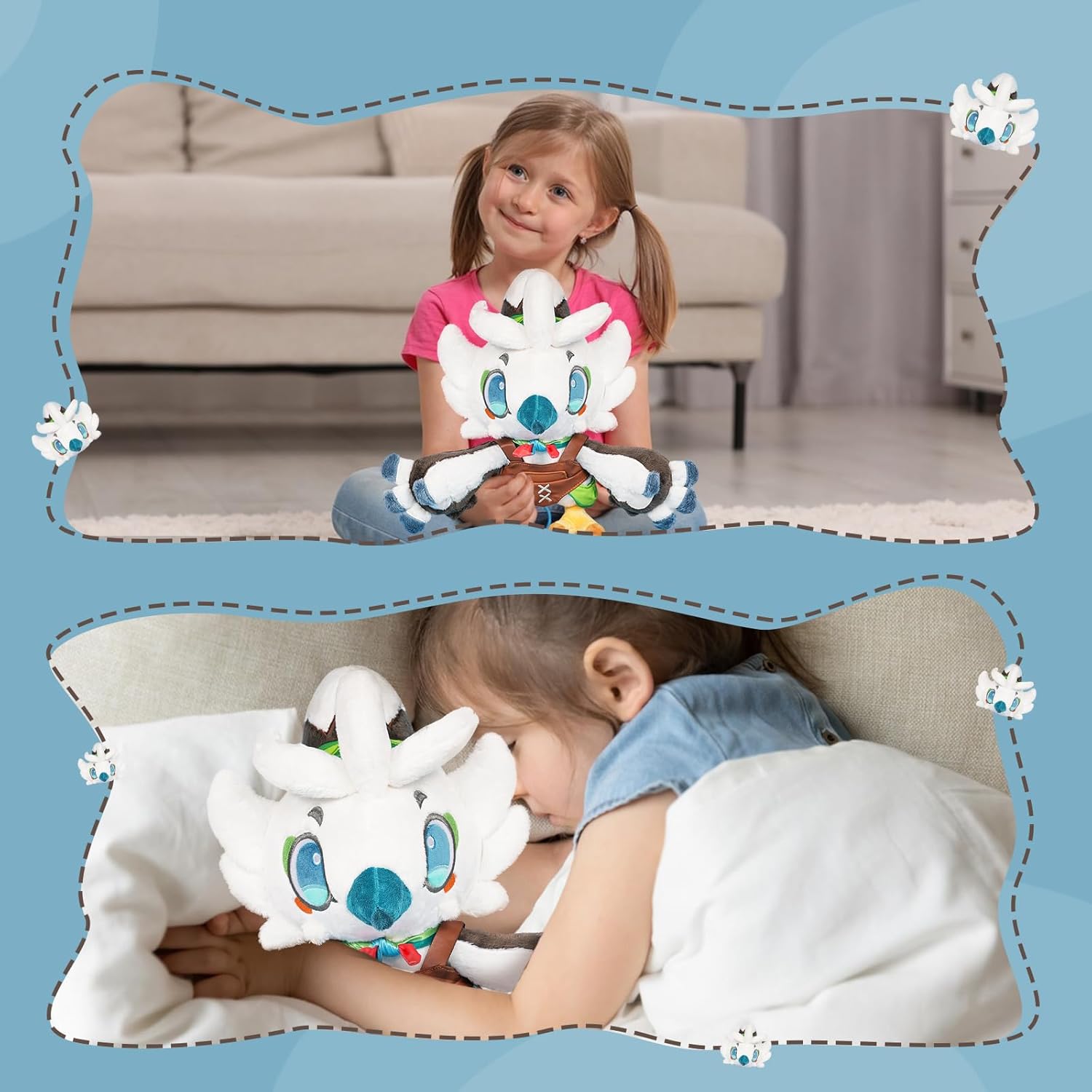 Nadou TLOZ Tulin ぬいぐるみ 12インチ 白い鳥 動物 ハロウィン クリスマス 誕生日 抱擁 おもちゃ 男の子と女の