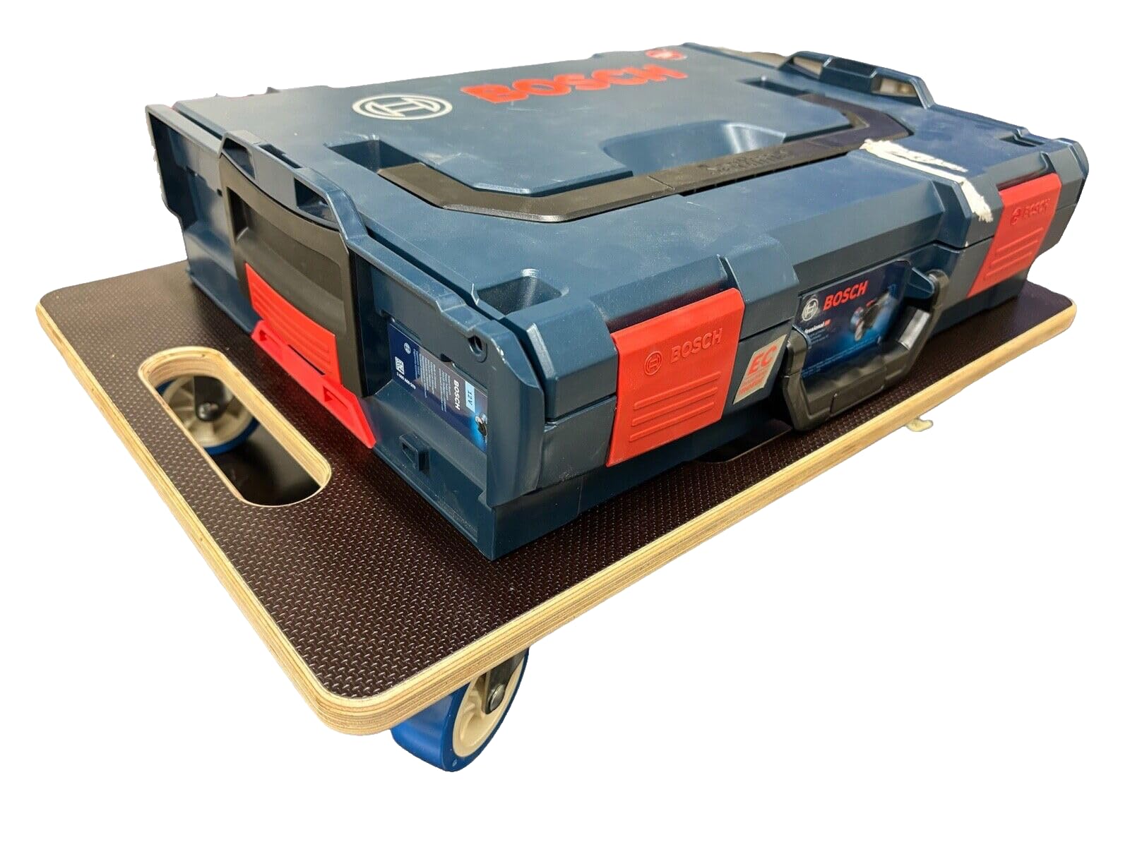 - Slidix Rollbrett, Rollwagen Transportwagen passend für Bosch Sortimo L-Boxx bis 200 Kg