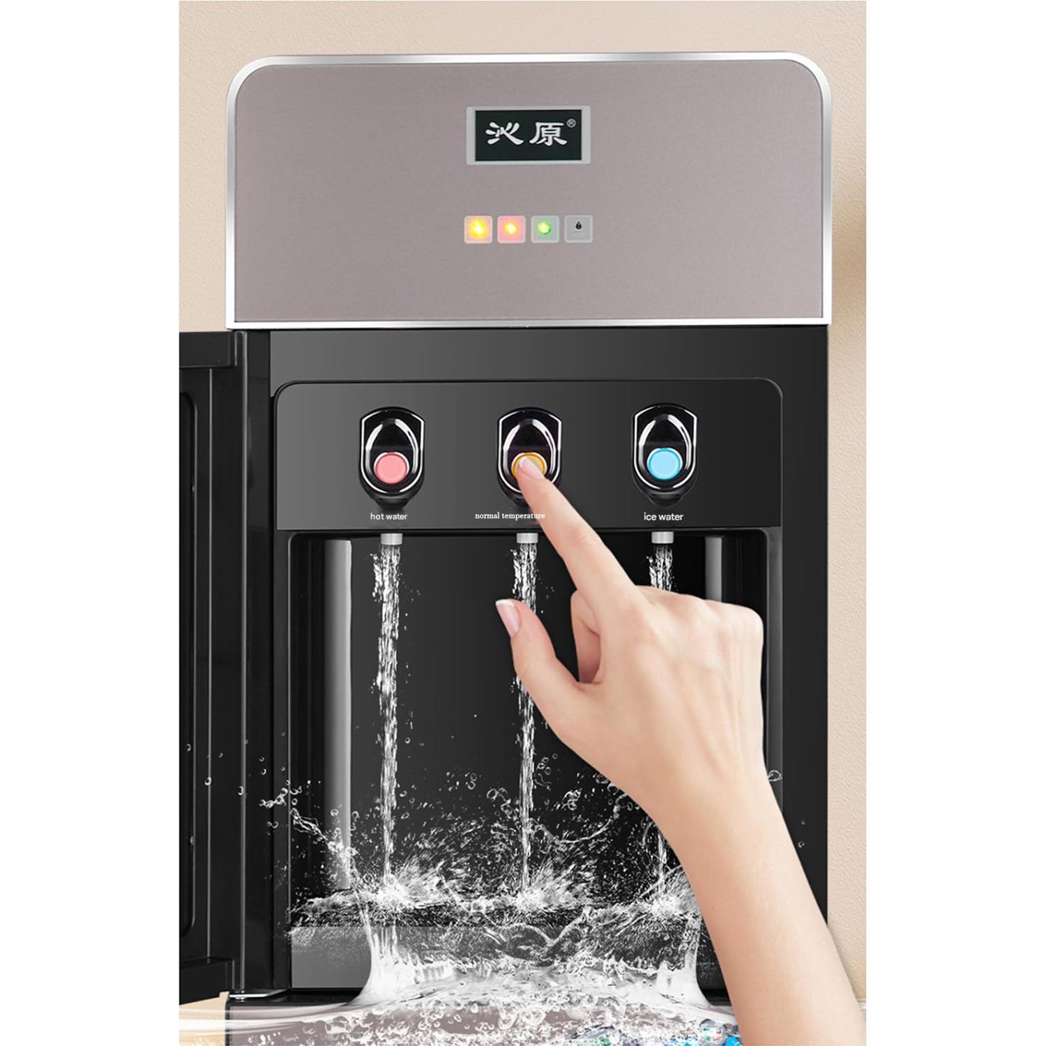 Erogatore Acqua Freddo/Caldo/Temperatura Ambiente Autoportante 3 Impostazioni B2 105cm x 31cm