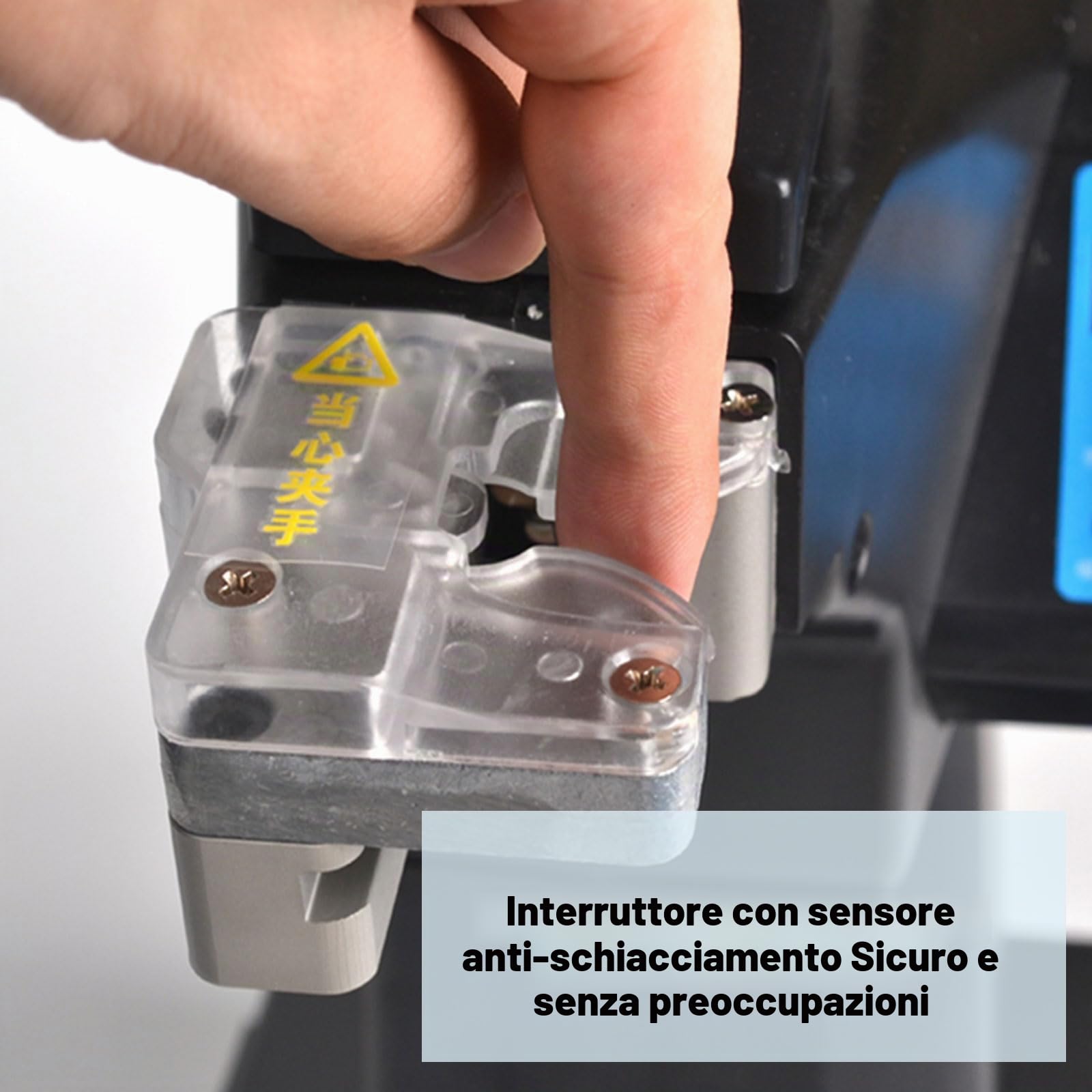 Clippatrice Manuale, Legatrice Completamente Automatica, Sigillatrice per Sacchetti di Plastica con Graffette a U da 2000 Pezzi per Supermercati, Negozi di Frutta, Negozi di Alimenti Freschi