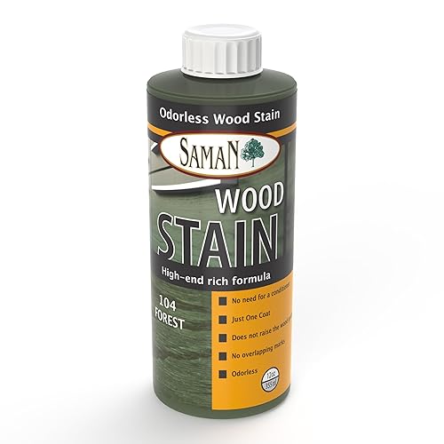SamaN Interior Water Based Wood Stain - Natural Stain for