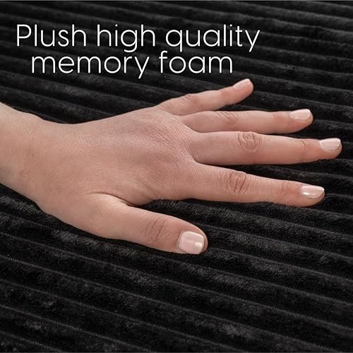 Miniatura 4 de Milliard Colchón plegable triple para sofá, edición 2024, colchón plegable de espuma viscoelástica con funda de piel acanalada ultrasuave y lavable,