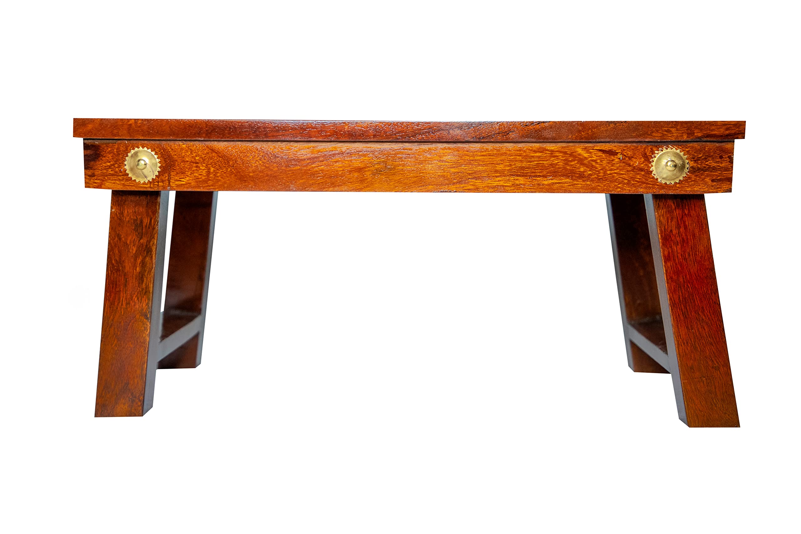 GF HOUSE Gayatri Furniture Wooden Foldable Bed Table Laptop Table for Reading Eating Study (Natural Teak Finish) (B0B6G4R3VT) Amazon Price History, Amazon Price Tracker