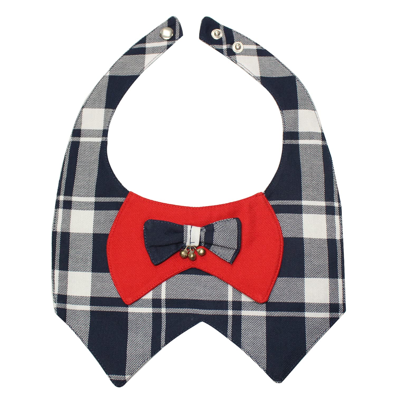 Emily Pets Bandana Collar Fashion Classic Plaid Bow Tie Dog Collar for Medium Adjustable Dog Collar and Bandana for Large Dog Bandana Collar for Small Dogs (XS, Blue) (B091XPNLTF) Amazon Price History, Amazon Price Tracker