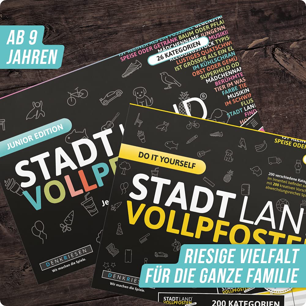 DENKRIESEN, Stadt Land Vollpfosten®, A4 Double Pack - Image 2