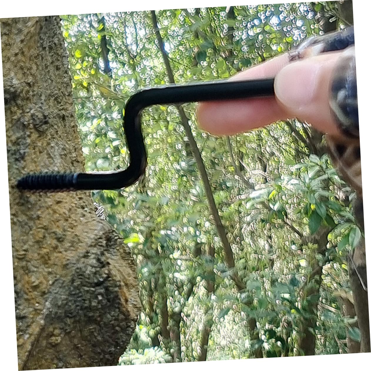 CIYODO Camera Tree Stand Outdoor Hanging Bracket Outdoor Camera Hanger Hooks Trailcam Hanger Garden Hanging Trail Camera Bracket Camera Hanging Rack Camera Hanger Bracket Black Plastic