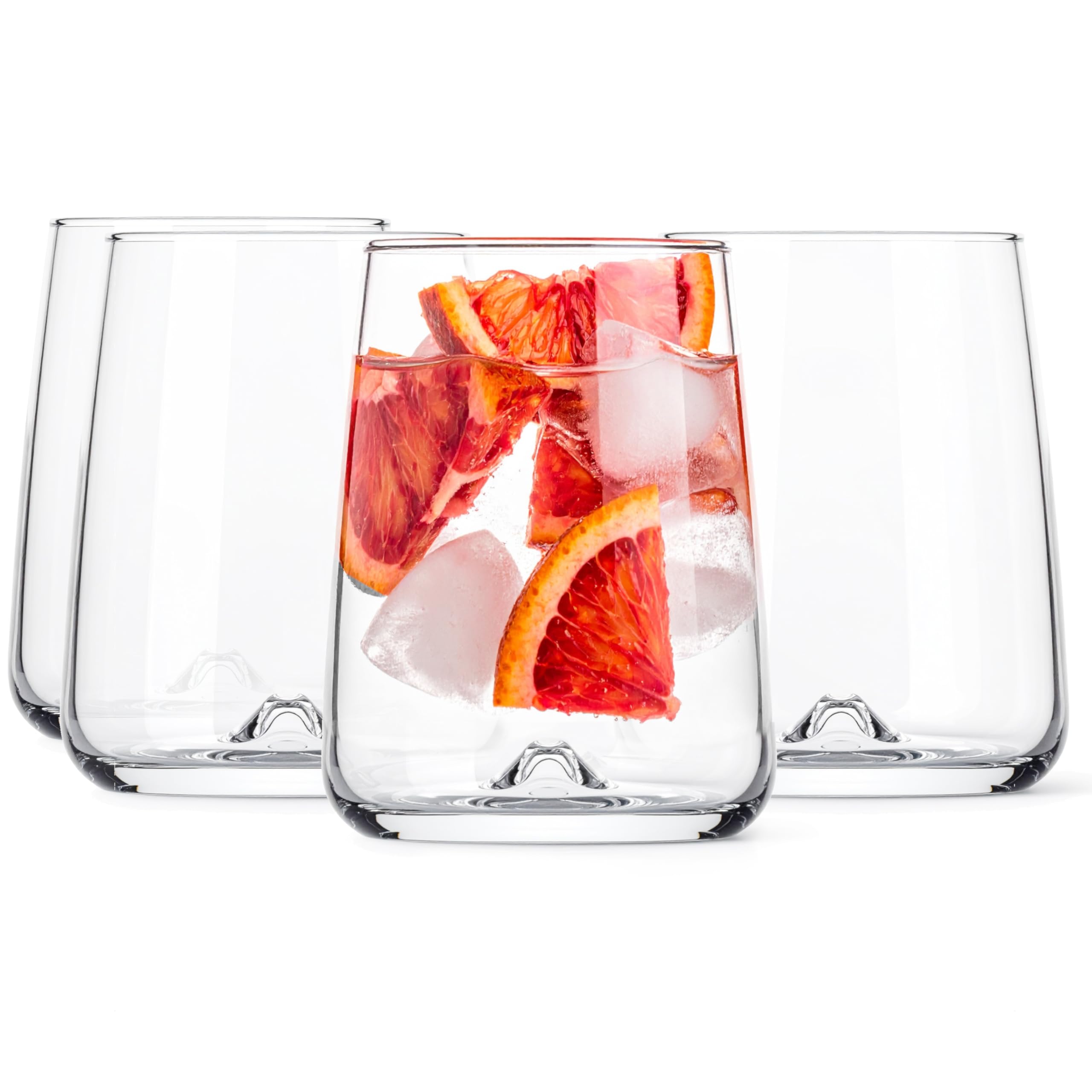Glasmark KROSNO 1992 Drinking Glasses Set of 4-550 ml Large Glasses for Wine, Cocktails, Splash, Water, Juice and Long Drinks