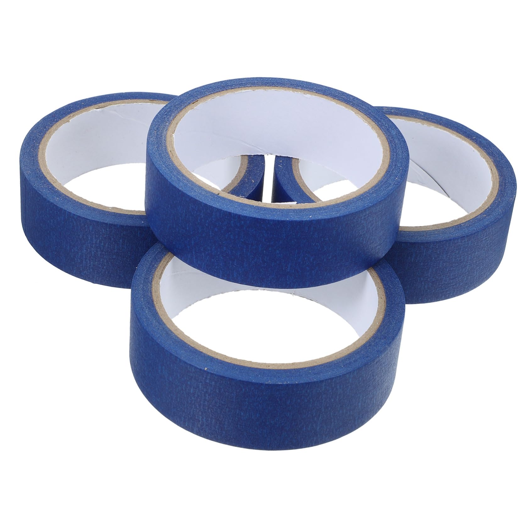 4 Rouleaux Ruban de Masquage Peinture Bleu Foncé Lot de Adhésif pour DIY Décoration Protection et Projets Artistiques