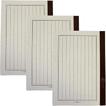 Tsubame Note Blank Book, B5, Vertical Wide Rule, 12mm x 12 Lines, 40 Sheets, Pack of 3, N3020-3P